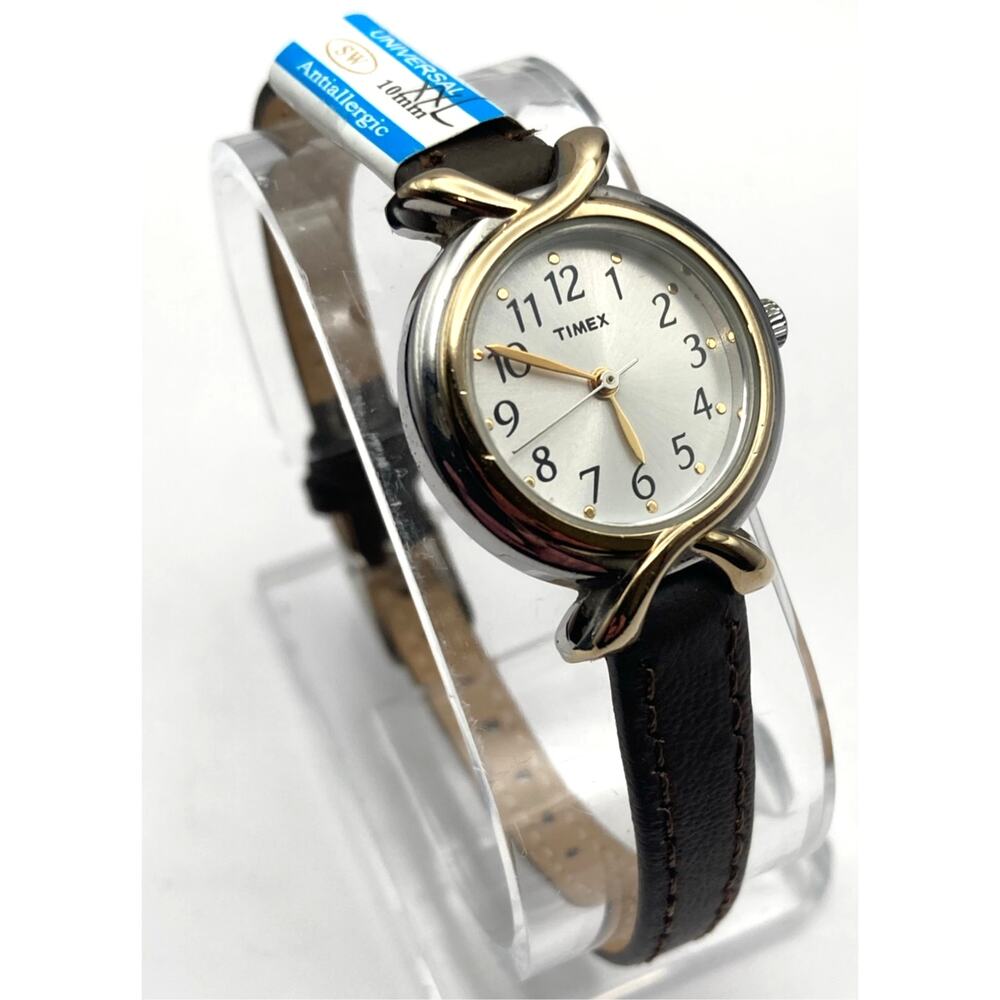 Timex Women's Dress Watch 25mm - New Battery - WR30m - New Leather Strap